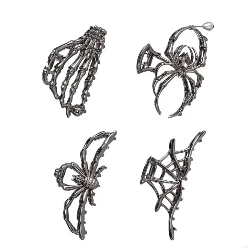 Acessórios de Halloween Presilhas de Cabelo Designs de Aranha e Morcego