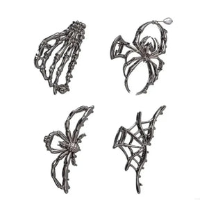 Acessórios de Halloween Presilhas de Cabelo Designs de Aranha e Morcego