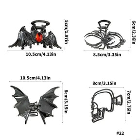 Acessórios de Halloween Presilhas de Cabelo Designs de Aranha e Morcego