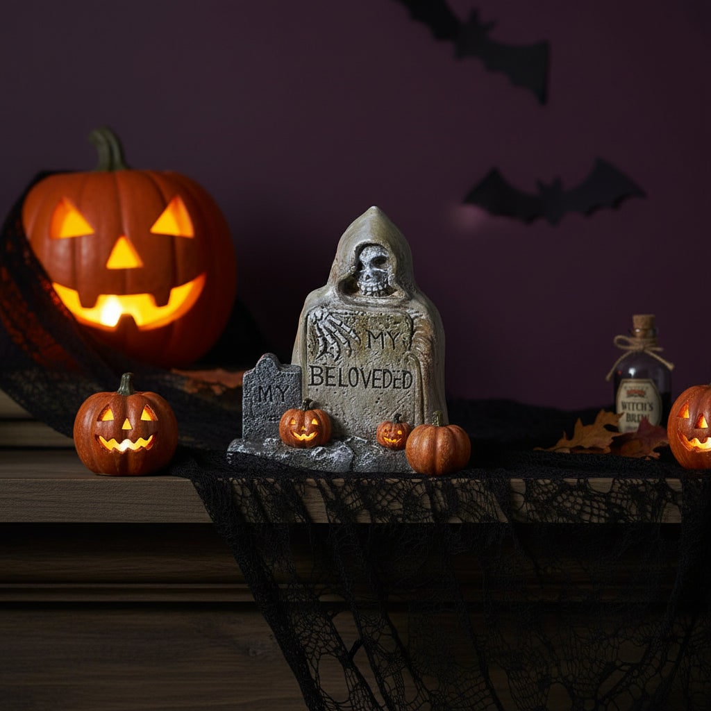 Acessórios de Halloween Decoração de Mesa de Halloween Lápide