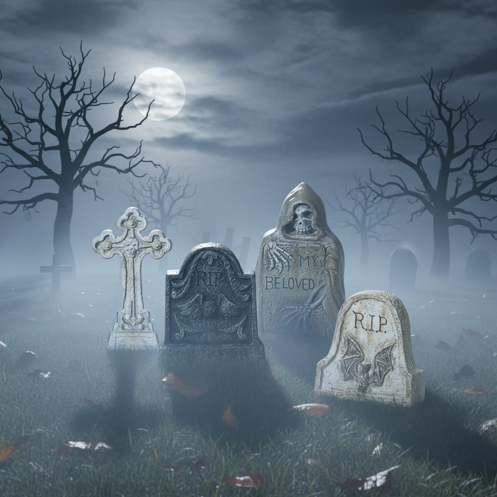 Acessórios de Halloween Decoração de Mesa de Halloween Lápide