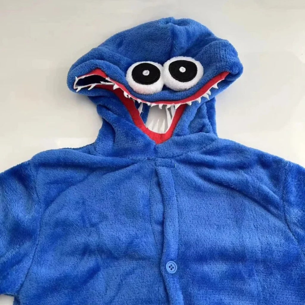 Fantasia de Halloween Macacão de Animal com Design de Pelúcia Divertido