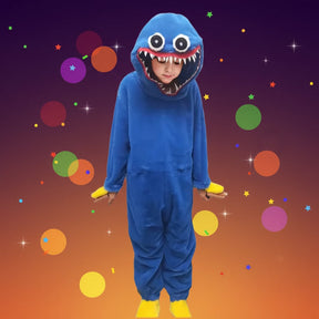 Fantasia de Halloween Macacão de Animal com Design de Pelúcia Divertido
