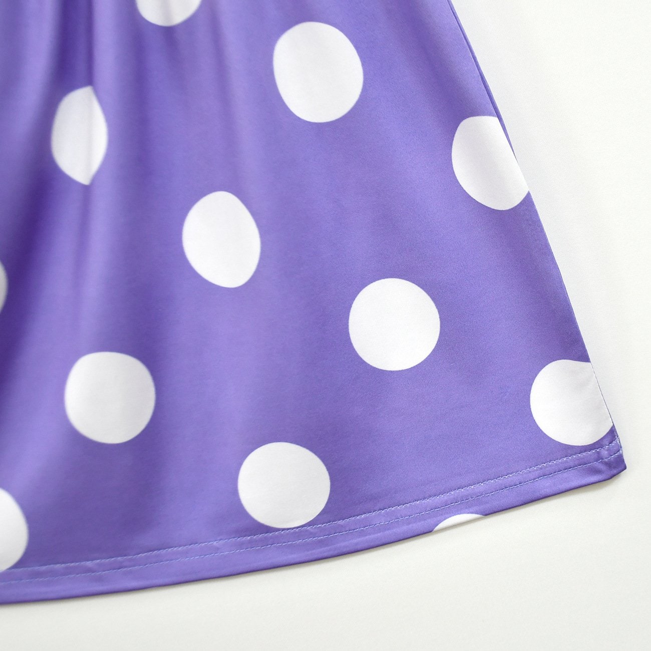 Fantasia de Halloween Infantil Vestido de Bolinhas com Babados para Festa