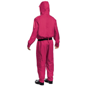 Conjunto de Fantasia de Halloween com Macacão com Capuz e Máscara