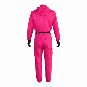 Conjunto de Fantasia de Halloween com Macacão com Capuz e Máscara