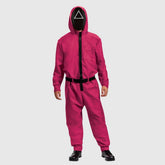Halloween Costume Jumpsuit Mask Party Outfit