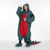 Adult Dinosaur Jumpsuit Costume Set