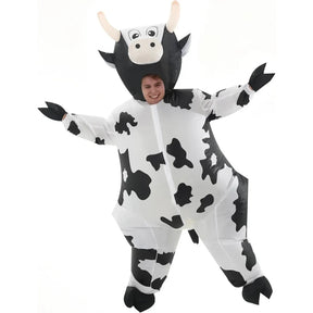 Halloween Costumes Adult Inflatable Funny Cow Outfit