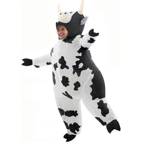Adult Black Cow Inflatable Costume