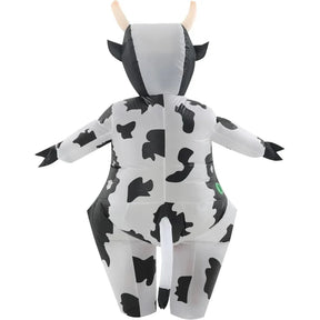 Adult Black Cow Inflatable Costume