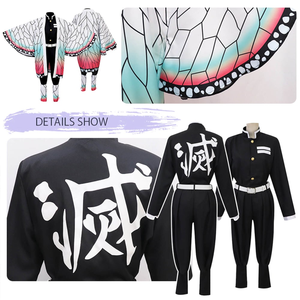 Conjunto de Fantasia de Kimono para Cosplay de Anime de Halloween