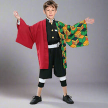 Conjunto de Fantasia de Kimono para Cosplay de Anime de Halloween