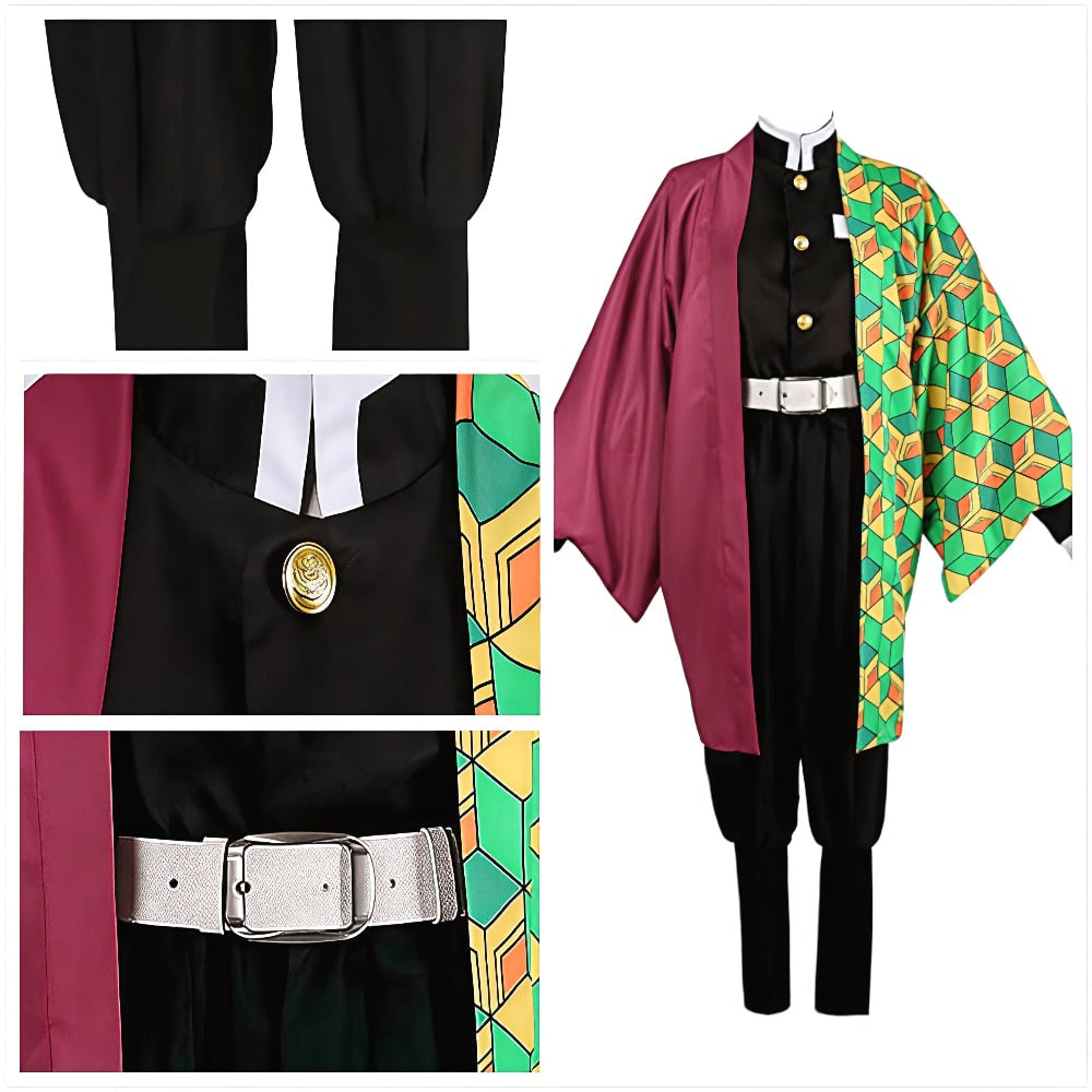 Conjunto de Fantasia de Kimono para Cosplay de Anime de Halloween