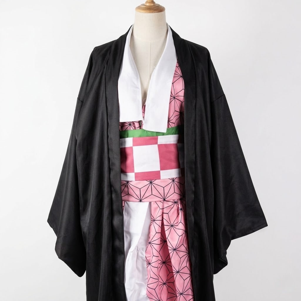 Conjunto de Fantasia de Kimono para Cosplay de Anime de Halloween