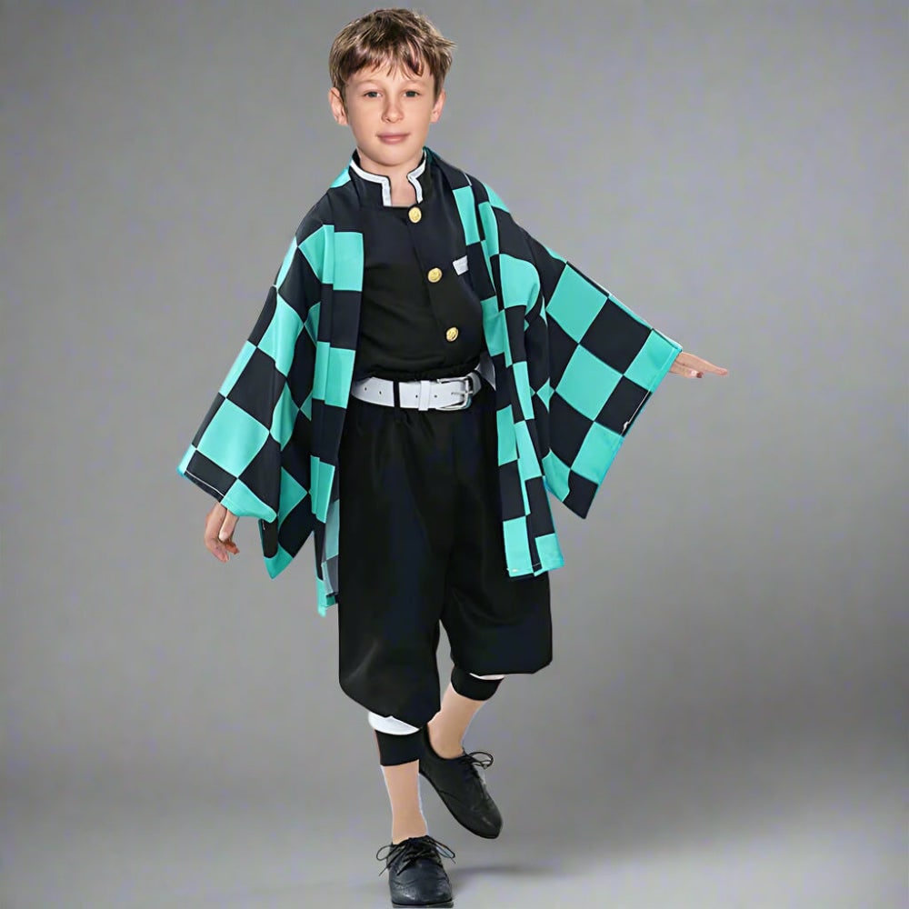 Conjunto de Fantasia de Kimono para Cosplay de Anime de Halloween