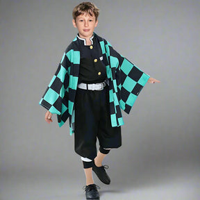 Conjunto de Fantasia de Kimono para Cosplay de Anime de Halloween