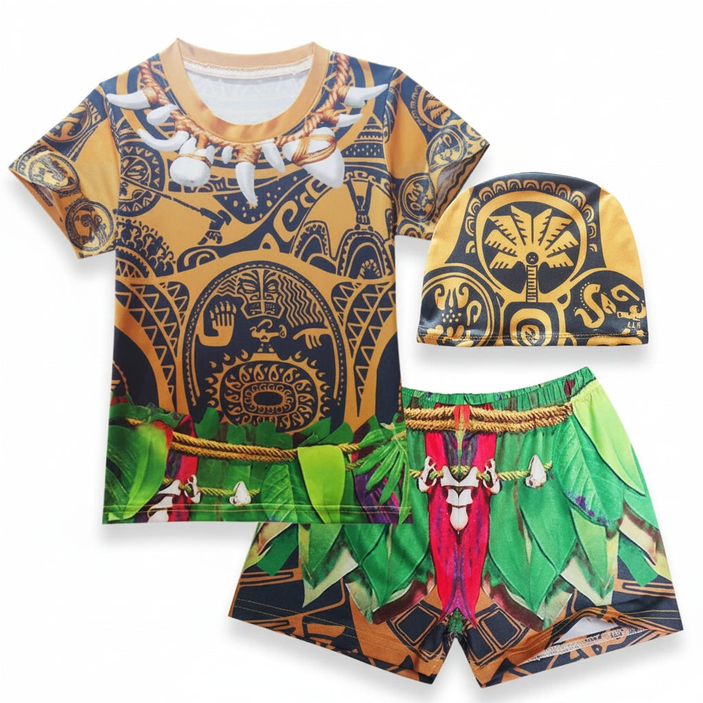 Fantasias de Halloween Tema Guerreiro da Ilha Infantil