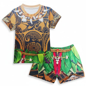Fantasias de Halloween Tema Guerreiro da Ilha Infantil