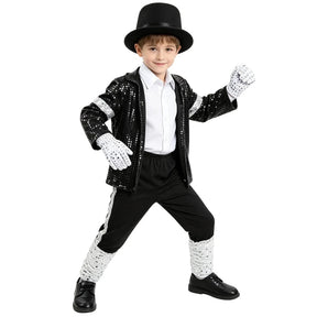 Fantasia de Halloween Cosplay Conjunto de Lantejoulas