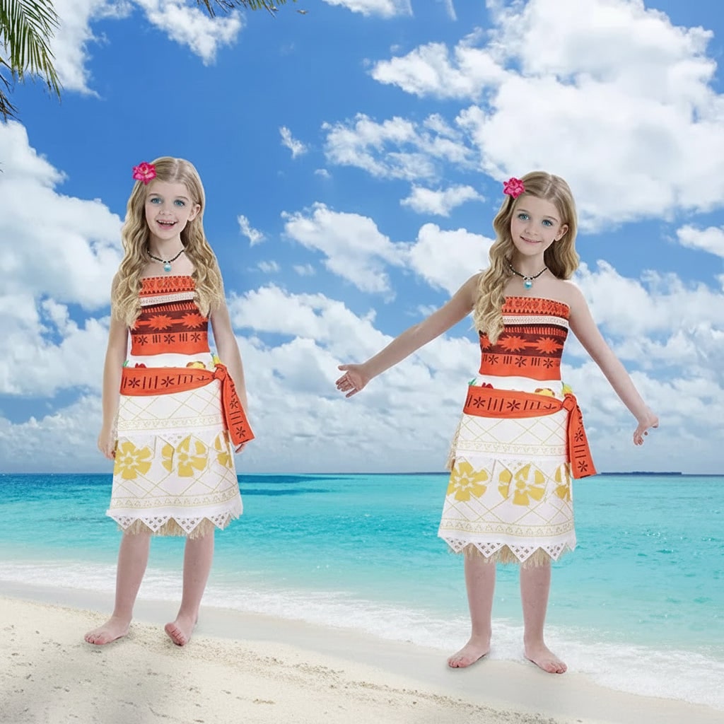 Fantasias de Halloween Cosplay Fantasia de Princesa Tema Tropical