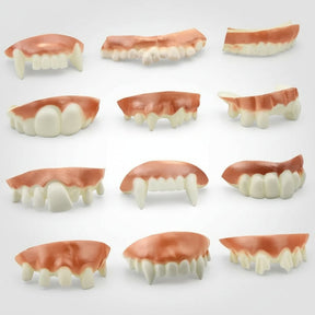 Dentes Falsos para Fantasia de Halloween Divertidos para Festa de Halloween