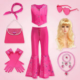Halloween Costumes Girls Disco Outfit Kids Party Set