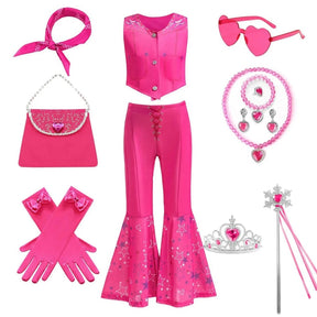 Halloween Costumes Girls Disco Outfit Kids Party Set