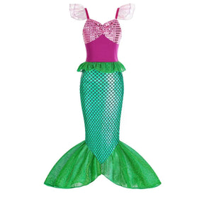 Halloween Costumes Girls Mermaid Dress Costume