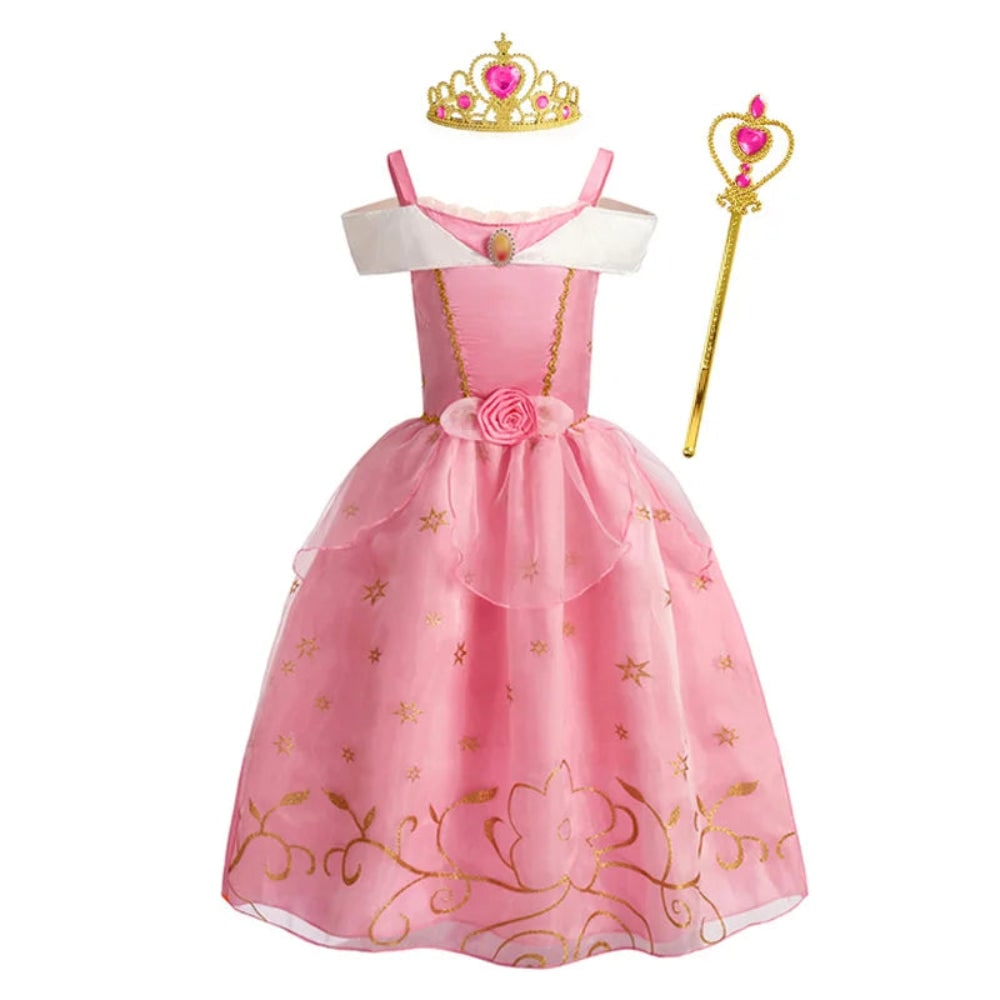 Fantasia de Princesa para Meninas para o Halloween