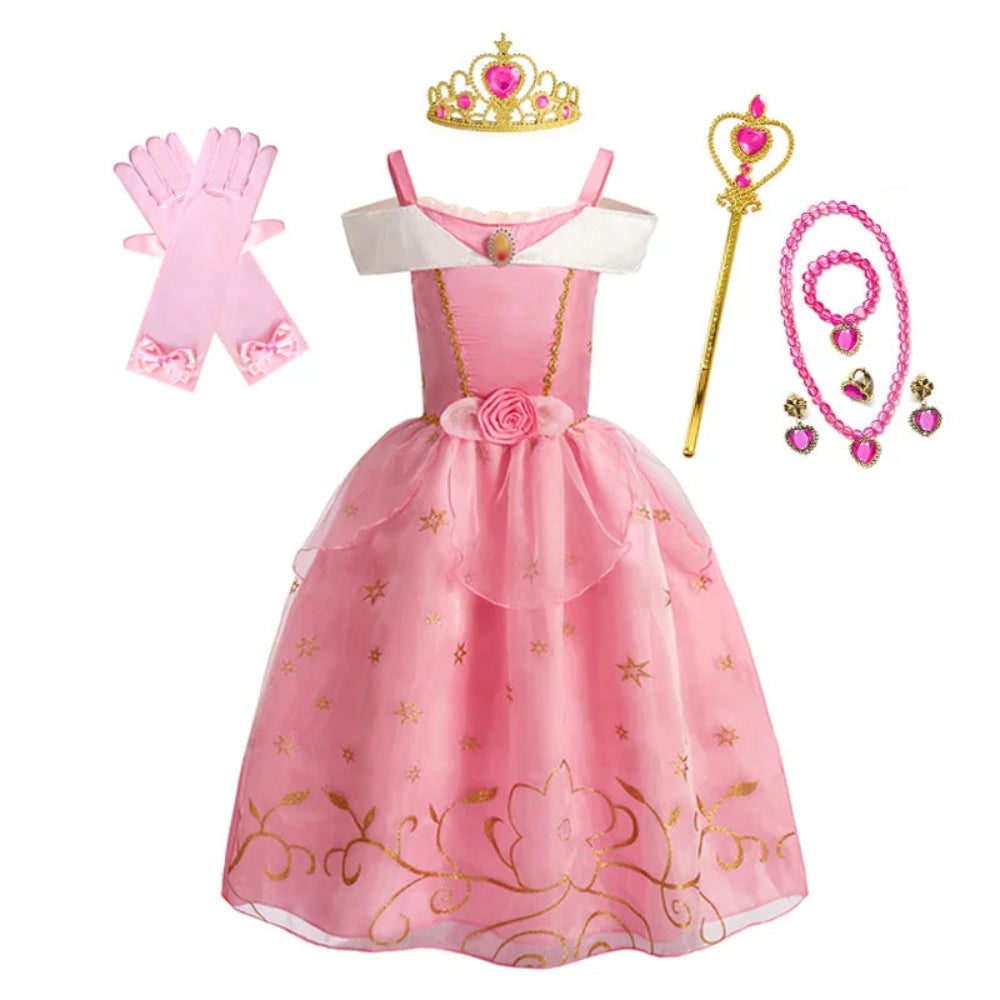 Fantasia de Princesa para Meninas para o Halloween