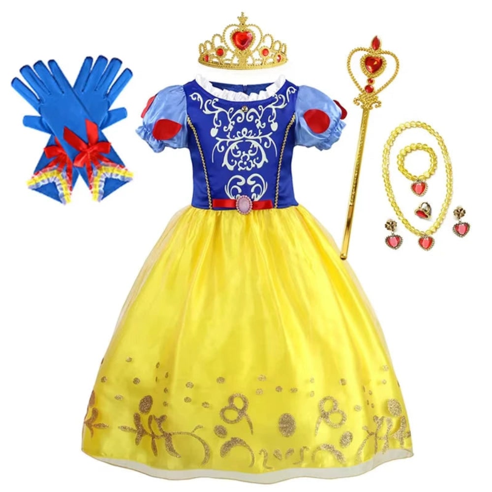 Fantasia de Princesa para Meninas para o Halloween