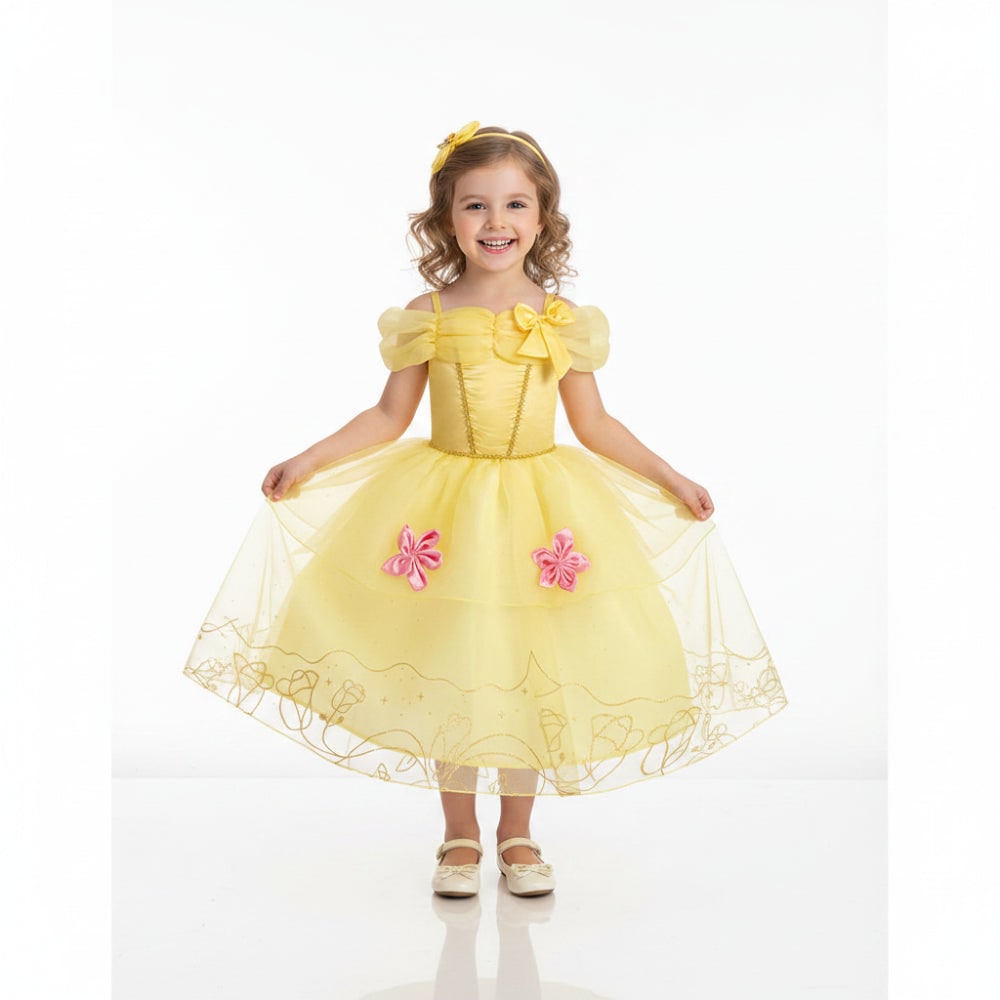 Fantasia de Princesa para Meninas para o Halloween