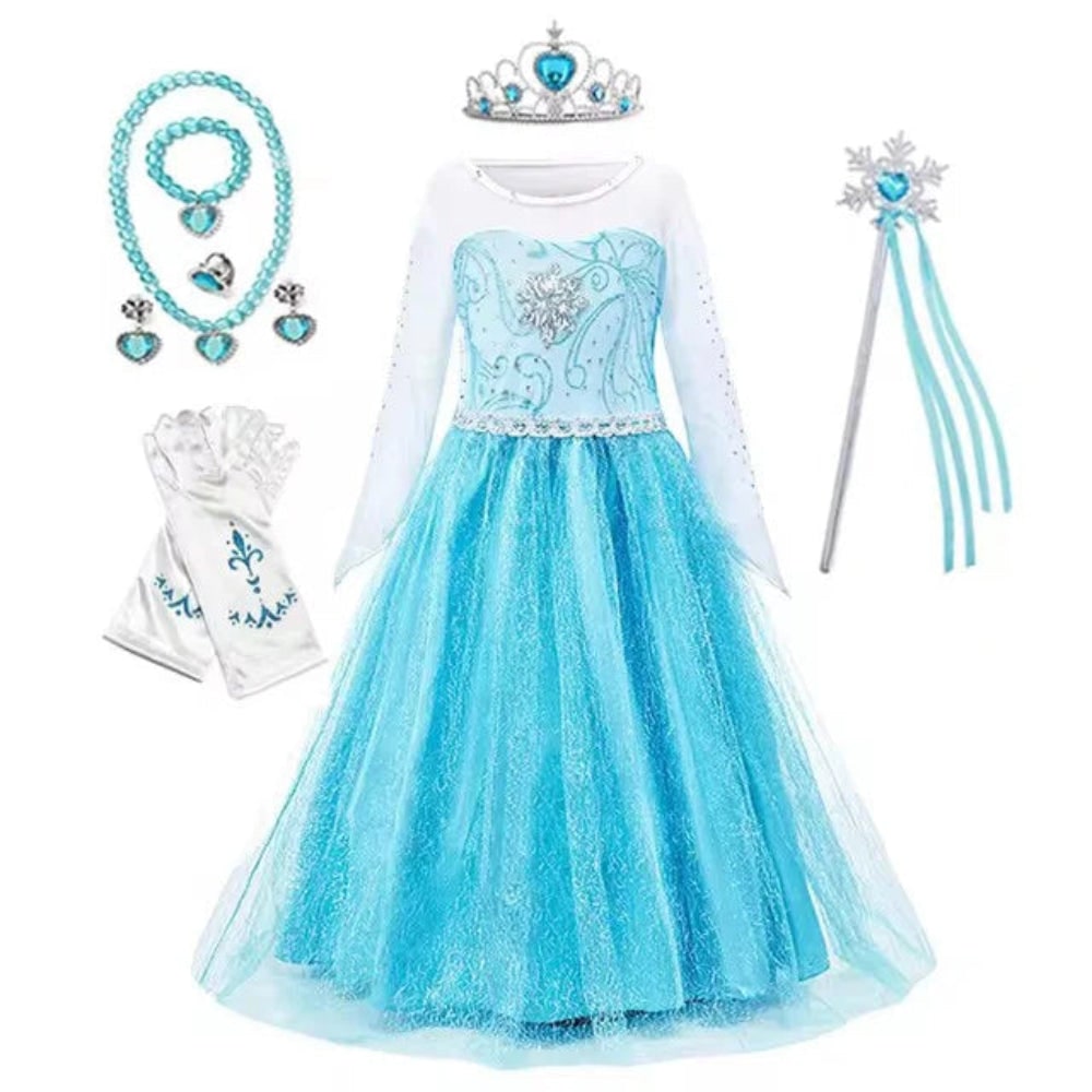 Fantasia de Princesa para Meninas para o Halloween