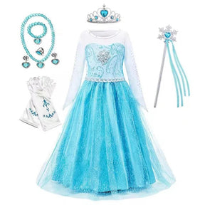 Fantasia de Princesa para Meninas para o Halloween