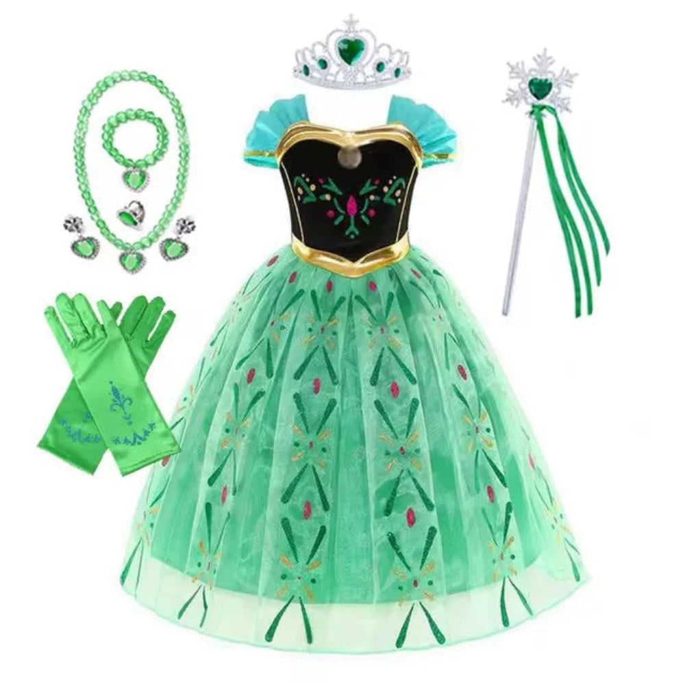 Fantasia de Princesa para Meninas para o Halloween