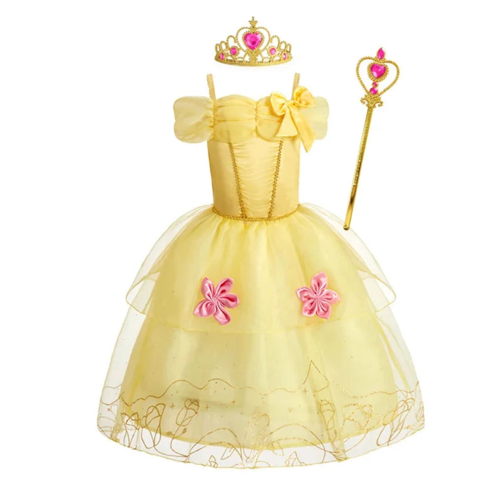 Fantasia de Princesa para Meninas para o Halloween