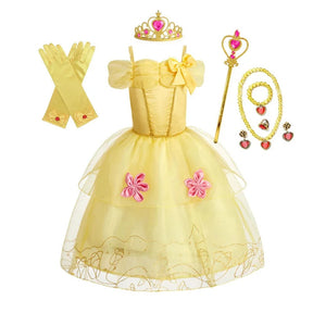 Fantasia de Princesa para Meninas para o Halloween