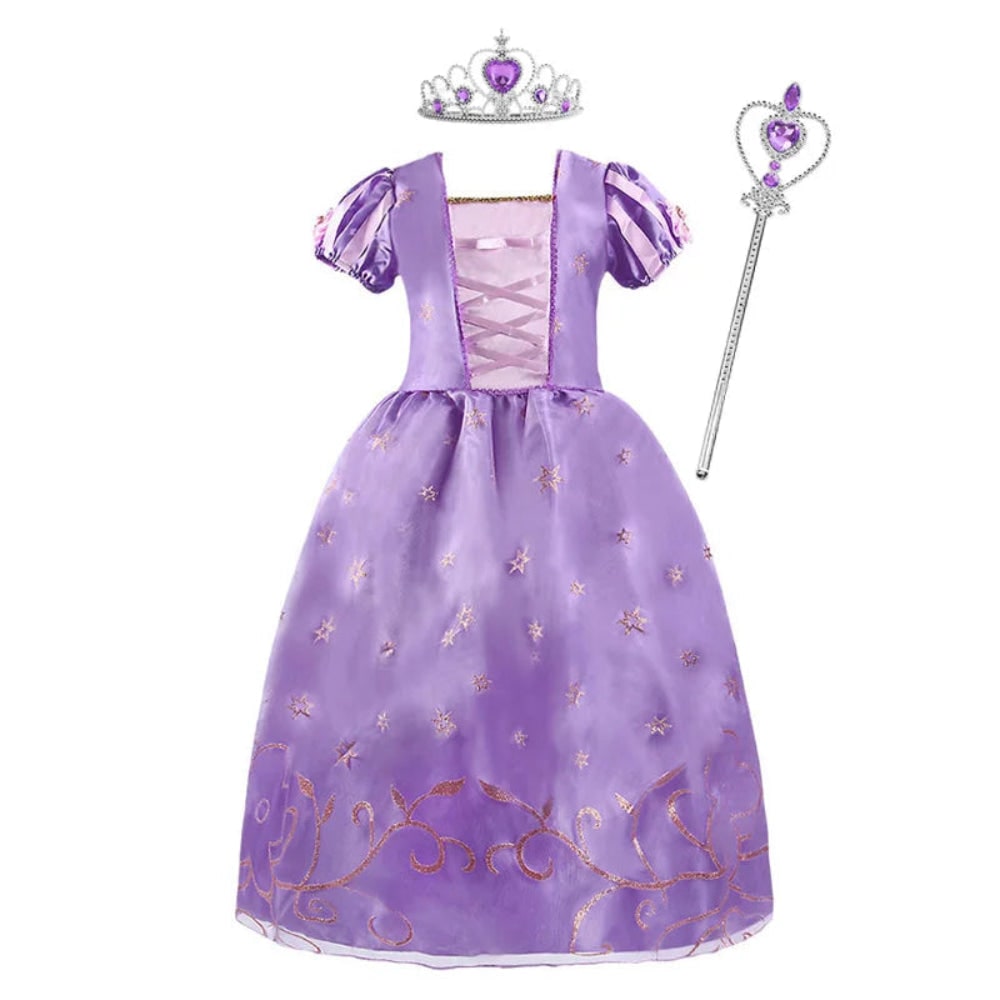 Fantasia de Princesa para Meninas para o Halloween