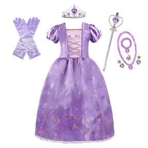 Fantasia de Princesa para Meninas para o Halloween