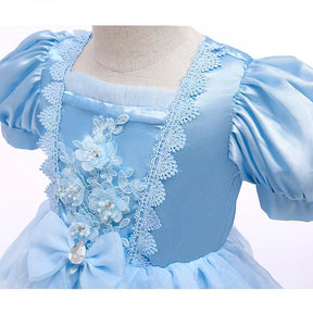 Fantasia de Halloween Infantil Vestido de Princesa Festa de Renda