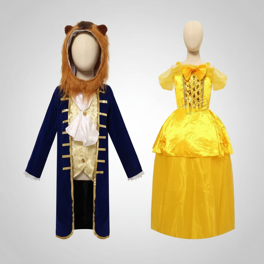 Conjunto de Fantasia de Princesa para Meninas para o Halloween