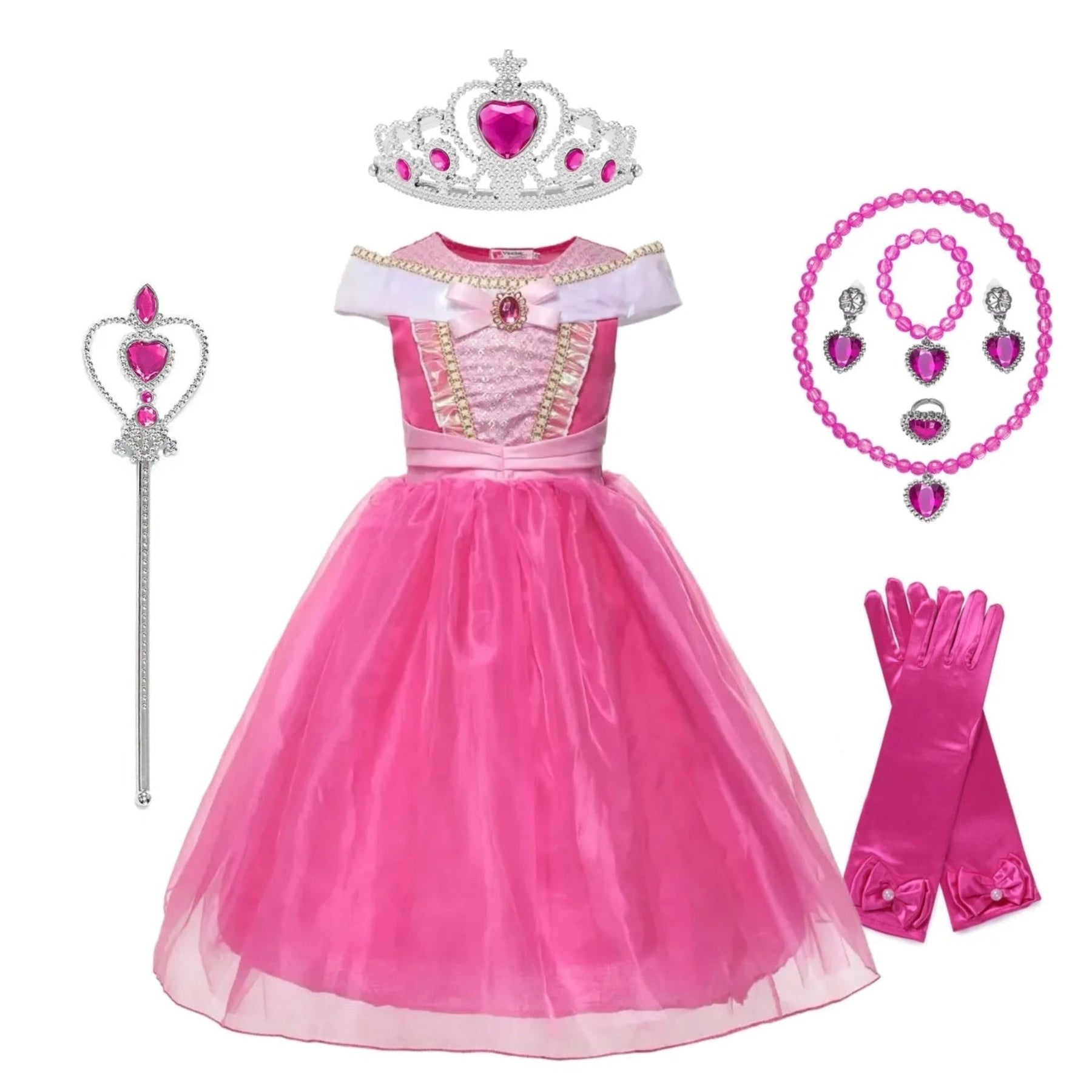 Vestido de Princesa para Festa de Halloween Infantil Feminino