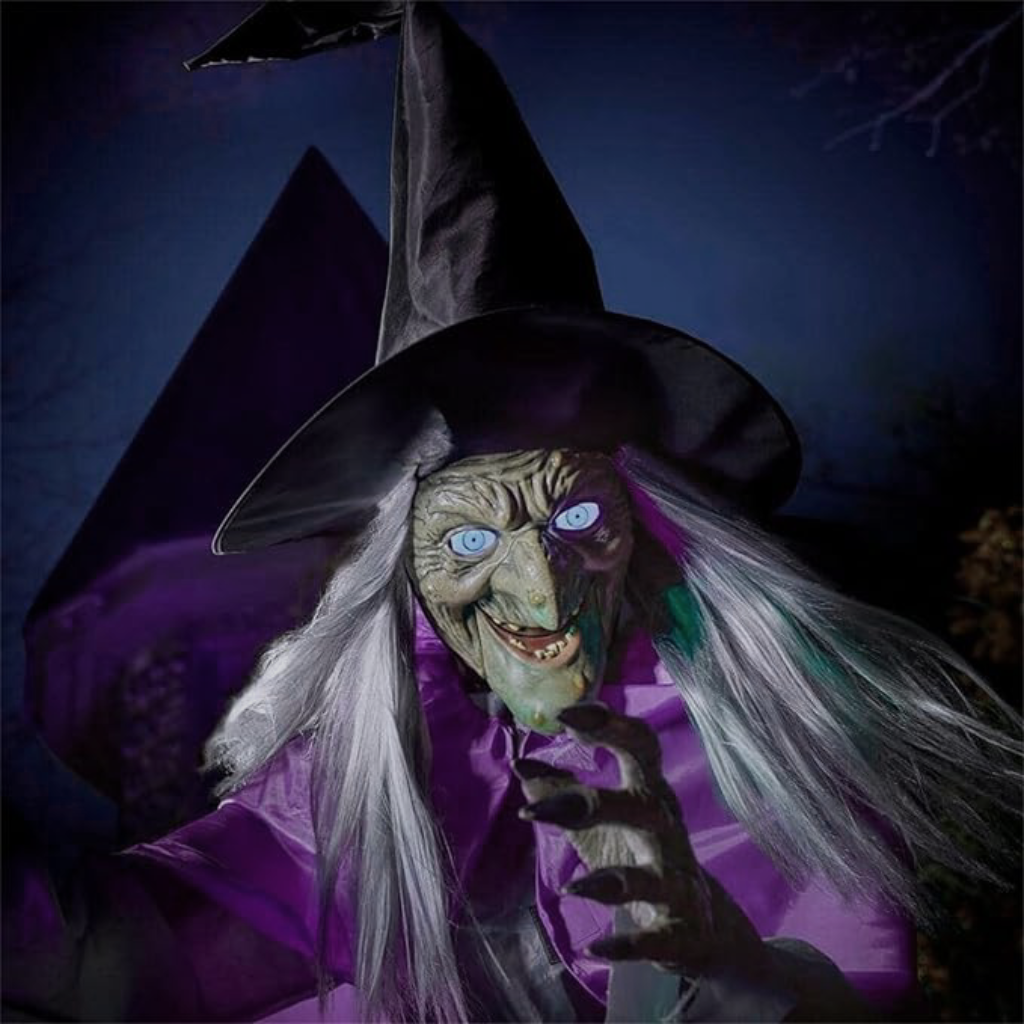 Decoração de Halloween de Bruxa Pendurada para Quintal