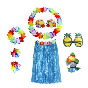 Conjunto de Fantasia Havaiana para Festa Hula de Halloween
