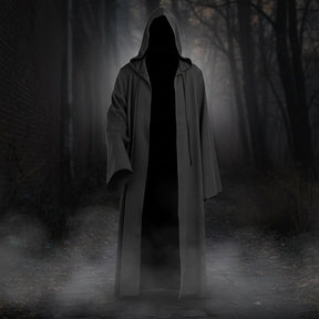 Capa com Capuz para Fantasia de Halloween Roupa Assustadora