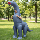 Fantasia de Dinossauro Inflável Engraçada para Halloween e Festas