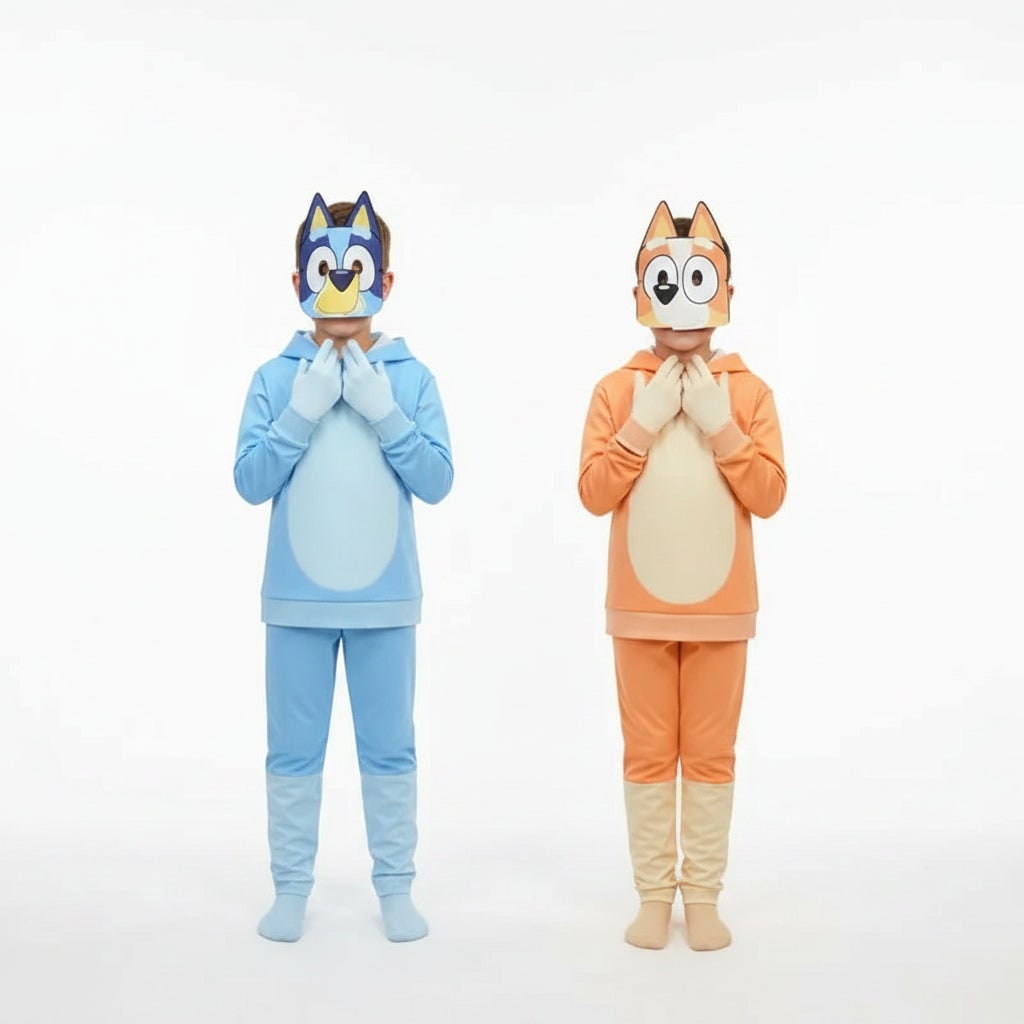 Conjunto de Fantasia de Personagem de Cachorro para Crianças de Halloween