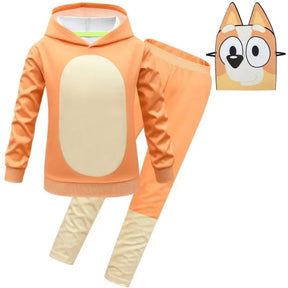 Conjunto de Fantasia de Personagem de Cachorro para Crianças de Halloween