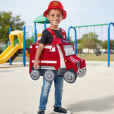 Fantasia de Bombeiro Infantil com Caminhão para Halloween